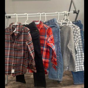 Boys jeans & tops size 4-lot of 7